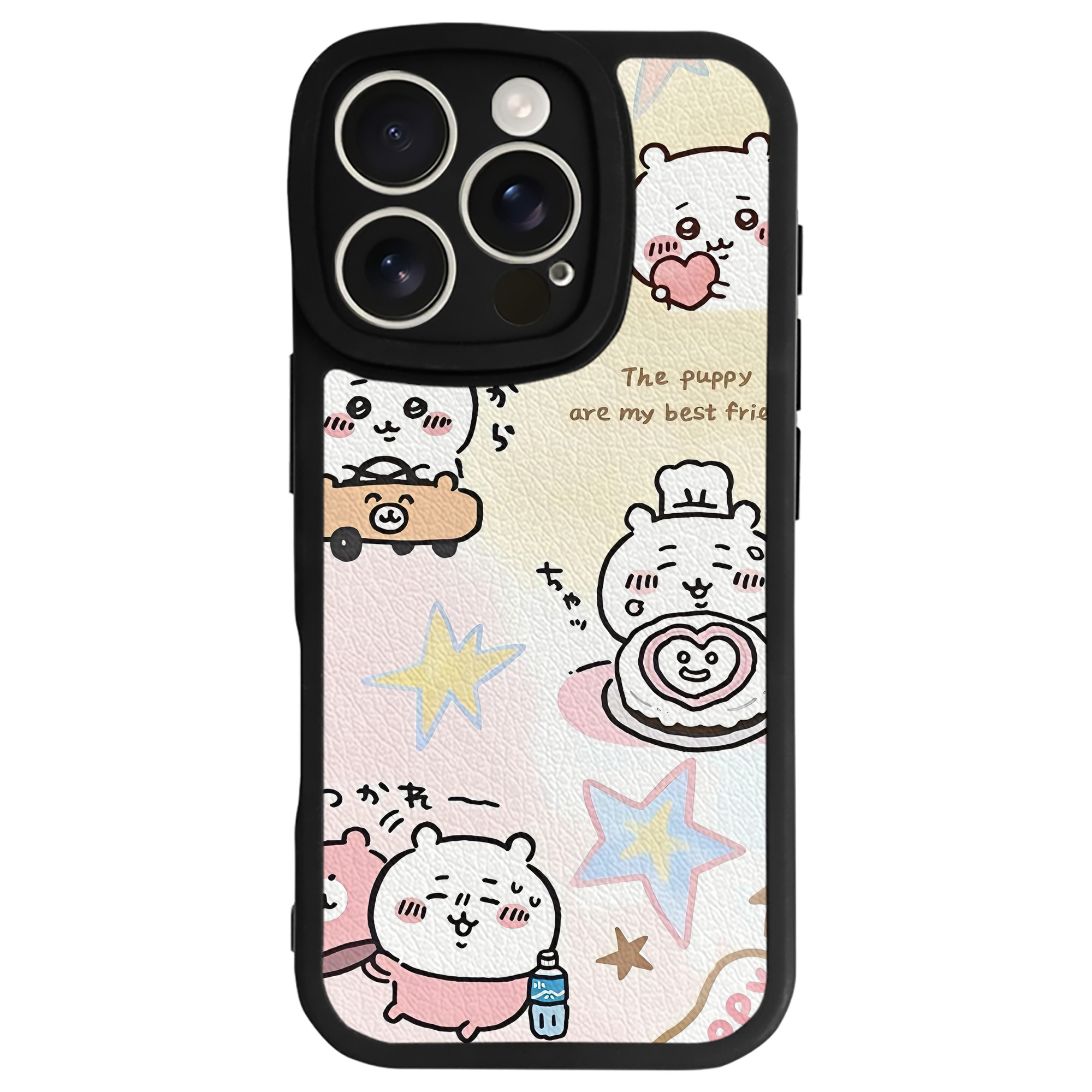 （画像用） ちいかわ Chii-kawa 【iPhone 16シリーズ対応】シリコンスマホケース（レザー調） 材質：シリコン